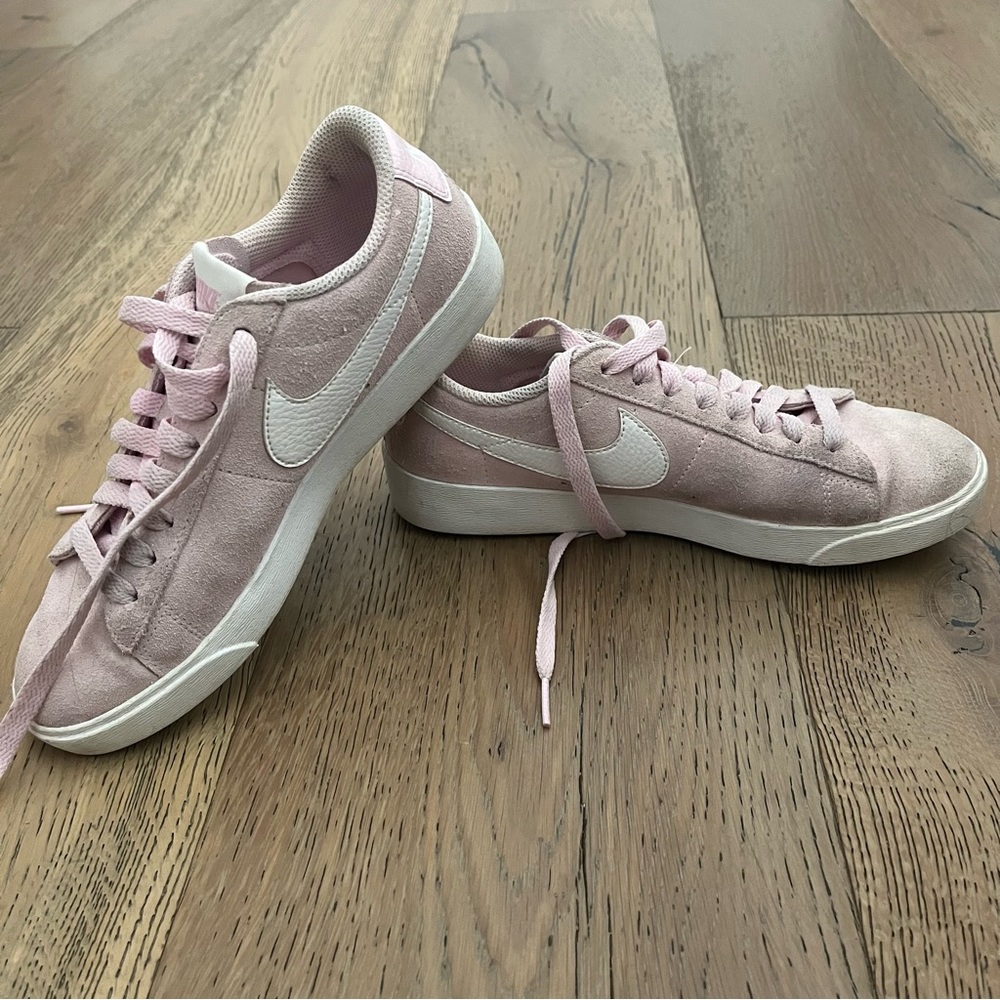 Pink Nike Blazers